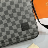 Túi cặp đeo chéo Louis Vuitton nắp gập LV Bag Messenger Damier Caro size 22x25.5x7cm Like Auth on web fullbox bill thẻ