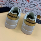 Giày sneaker Dolce Gabbana Trắng logo DG vương miện thêu Like Auth on web fullbox bill thẻ phụ kiện