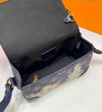 Túi đeo chéo Louis Vuitton Steamer Flower Patterns monogram Xanh loang 18x11x6.5cm Like Auth on web fullbox bill thẻ