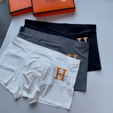 Quần lót sịp chip Hermes logo chữ H thun lạnh 3 chiếc fullbox Like Auth 1-1 on web
