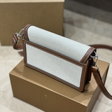 Túi Đeo Chéo Burberry Mini Horseferry Print Title Bag With Pocket Detail Màu Nâu size 19x15x5cm Like Auth on web fullbox bill thẻ