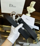 Thắt lưng, dây nịt, belt Dior dây nịt Đen sần mặt logo CD size 90-95-100cm Like Auth 1-1 on web fullbox