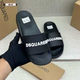 Dép lê quai ngang Dsquared2 logo nổi cao su Like Auth on web fullbox bill thẻ