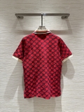 Áo polo Gucci họa tiết thêu vân nổi monogram tone Đỏ Like Auth 1-1 on web