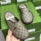 Dép sục Gucci họa tiết monogram full tag móc khóa Vàng Like Authentic on web fullbox bill thẻ phụ kiện