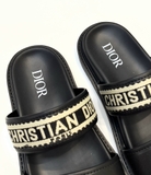 Dép sandal Dior logo quai new 2024 Like Auth on web fullbox bill thẻ