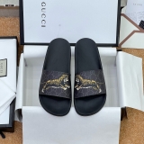 Dép lê quai ngang Gucci Animal họa tiết monogram Hổ Bay Like Auth on web fullbox bill thẻ