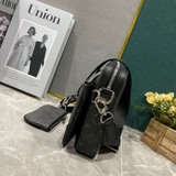 Túi ví đeo chéo Louis Vuitton LV Trio Combo 3 trong 1 Đen vân hoa Monogram new 2024 Like Auth on web fullbox bill thẻ