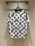 Áo phông T-shirt Louis Vuitton phối xích cổ họa tiết monogram Like Auth on web