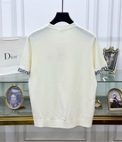 Áo phông T shirt len Dior check tay monogram logo dệt nổi ngực bo cổ Like Auth on web