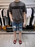 Quần short ngố đùi Jean Dsquared2 Xanh rách vá khuy cài phối xích new 2024 Like Auth 1-1 on web