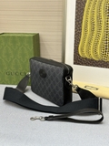 Túi đeo chéo Clutch cầm tay Louis Vuitton Ophidia Đen họa tiết monogram tag Da Like Auth on web fullbox bill thẻ
