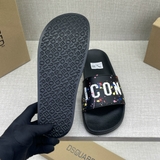 Dép lê quai ngang Dsquared2 icon quai loang sơn Like Auth on web fullbox bill thẻ