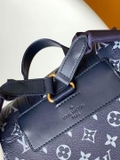 Balo thời trang Louis Vuitton LV Xanh than loang họa tiết hoa vân size 38x44x21cm Like Auth on web