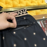 Quần short đùi gió Dolce Gabbana Đen họa tiết Sao Vương Miện logo check cạp Like Auth 1-1 on web