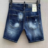 Quần short jean bò ngố đùi Dsquared2 Xanh rách wash Like Auth 1-1 on web