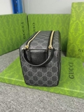 Túi hộp Clutch Gucci 2 khóa họa tiết monogram tag da 28x16x13cm Like Auth on web fullbox bill thẻ