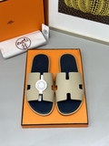 Dép lê sandal Hermes đế gỗ da taiga new 2024 Like Auth 1-1 on web fullbox bill thẻ phụ kiện