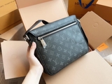 Túi cặp đeo chéo Louis Vuitton nắp gập LV Bag Messenger Damier Vân hoa monogram size 22x25.5x7cm Like Auth on web fullbox bill thẻ