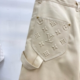 Quần short ngố đùi Jean Louis Vuitton họa tiết monogram nổi Like Auth 1-1 on web