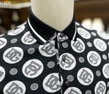 Áo polo Dolce Gabbana Đen nhiều logo DG new 2024 Like Auth 1-1 on web