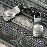 Túi đeo chéo Louis Vuitton LV Nano Alpha Bag Đen vân hoa monogram new 2024 Like Auth on web fullbox bill thẻ