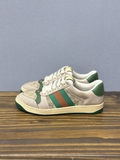 Giày sneaker Gucci Nâu bẩn Sơn Tùng kẻ Xanh Đỏ Like Auth on web fullbox bill thẻ phụ kiện