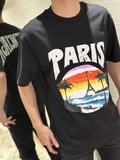 Áo phông T shirt Balenciaga họa tiết Paris hoàng hôn Like Auth on web