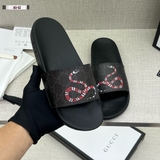 Dép lê quai ngang Gucci hình Rắn họa tiết phối monogram Like Auth on web fullbox bill thẻ