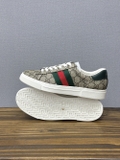 Giày sneaker Gucci ACE GG Supreme Beige monogram kẻ Xanh Đỏ Like Auth on web fullbox bill thẻ phụ kiện