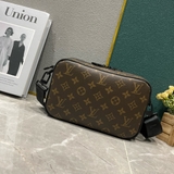 Túi đeo chéo Louis Vuitton LV Nano Alpha Bag Nâu vân hoa monogram new 2024Like Auth on web fullbox bill thẻ