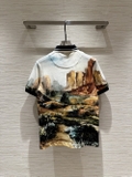 Áo polo Dolce Gabbana họa tiết sông núi tag vuông ngực Like Auth 1-1 on web