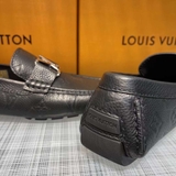 Giày moca lười Louis Vuitton họa tiết vân hoa chìm Like Auth 1-1 on web fullbox