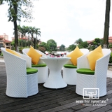 Bàn Ghế Nhựa Giả Mây MT2A119