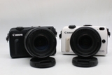 Máy ảnh Canon EOS M2 + Lens EF-M 18-55mm (Trắng/ Đen )