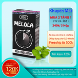 Bao Cao Su OLO Melola Mã M49TMi Size Nhỏ 49mm, Trơn, Hương Bạc Hà, Chống Xuất Sớm Hộp 12 Chiếc