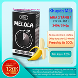 Bao Cao Su OLO Melola Mã M52TBa Trơn, Siêu Mỏng 002mm, Chống Xuất Tinh Sớm, Hương Chuối Hộp 12 Chiếc