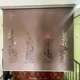 Rèm cuốn lọt sáng- Rèm khắc CNC