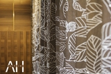 Rèm vải canvas phong cách vintage
