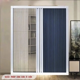Rèm tổ ong + lưới chống muỗi ( 2 trong 1)