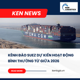 KÊNH ĐÀO SUEZ DỰ KIẾN HOẠT ĐỘNG BÌNH THƯỜNG  TỪ GIỮA 2026