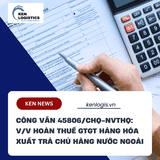 CÔNG VĂN 45806/CHQ-NVTHQ: V/V HOÀN THUẾ GTGT HÀNG HÓA XUẤT TRẢ CHỦ HÀNG NƯỚC NGOÀI