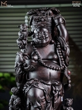Tượng Di Lặc ngũ phúc gỗ tử đàn mã 16813