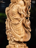 TƯỢNG ĐẠT MA SƯ TỔ - GỖ HOÀNG ĐÀN