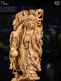 TƯỢNG ĐẠT MA SƯ TỔ - GỖ HOÀNG ĐÀN