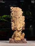 TƯỢNG ĐẠT MA SƯ TỔ - GỖ HOÀNG ĐÀN