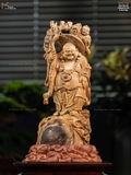 TƯỢNG DI LẶC - GỖ HOÀNG ĐÀN