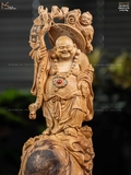 TƯỢNG DI LẶC - GỖ HOÀNG ĐÀN