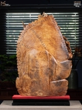 TƯỢNG GIA ĐÌNH GÀ - GỖ NU NGỌC AM