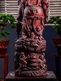TƯỢNG GỖ DI LẶC ĐỨNG NGŨ PHÚC - GỖ TỬ ĐÀN